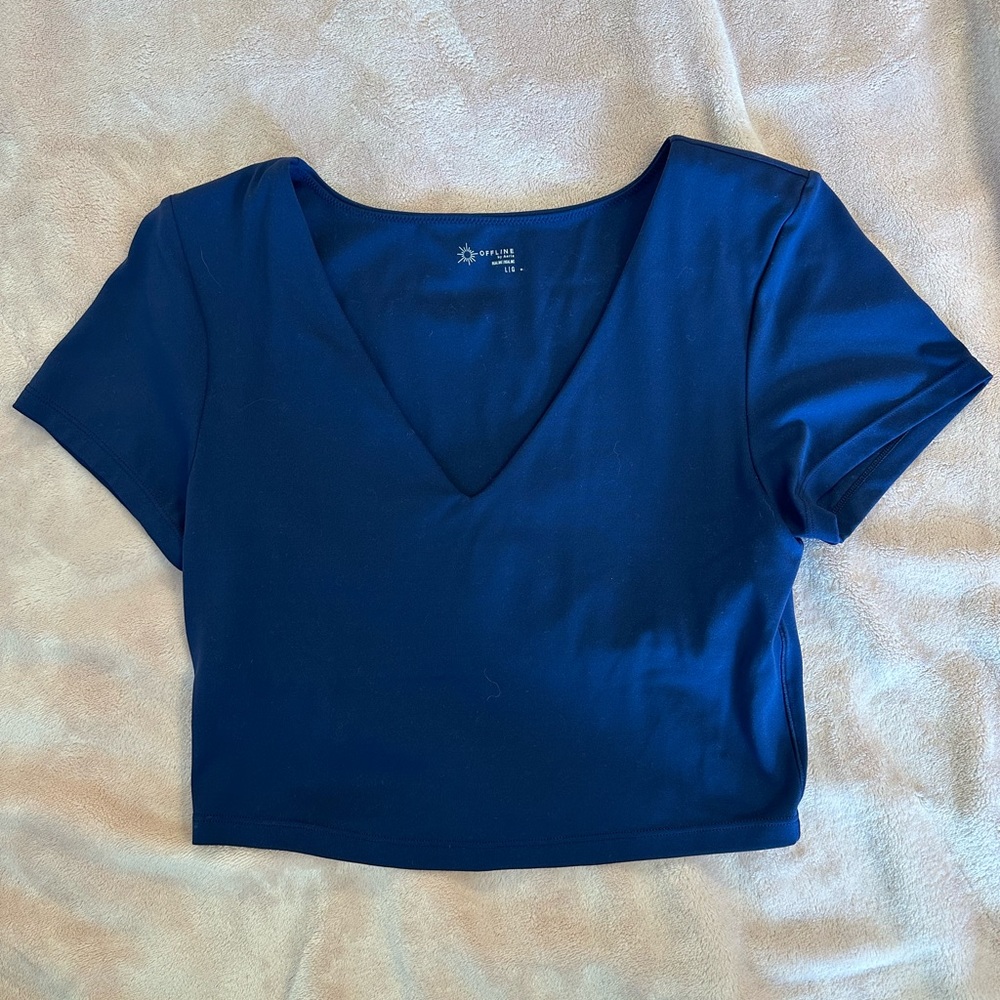 Navy Offline Aethletic Tee